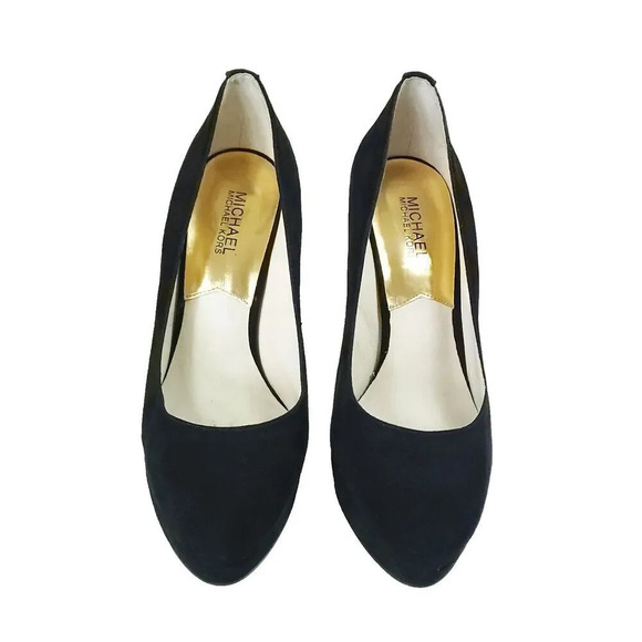Michael Michael Kors York Suede Pumps Women’s Size 9M Black Stiletto High Heels - Picture 4 of 14